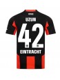 Billige Eintracht Frankfurt Can Uzun #42 Hjemmedrakt 2025-26 Kortermet